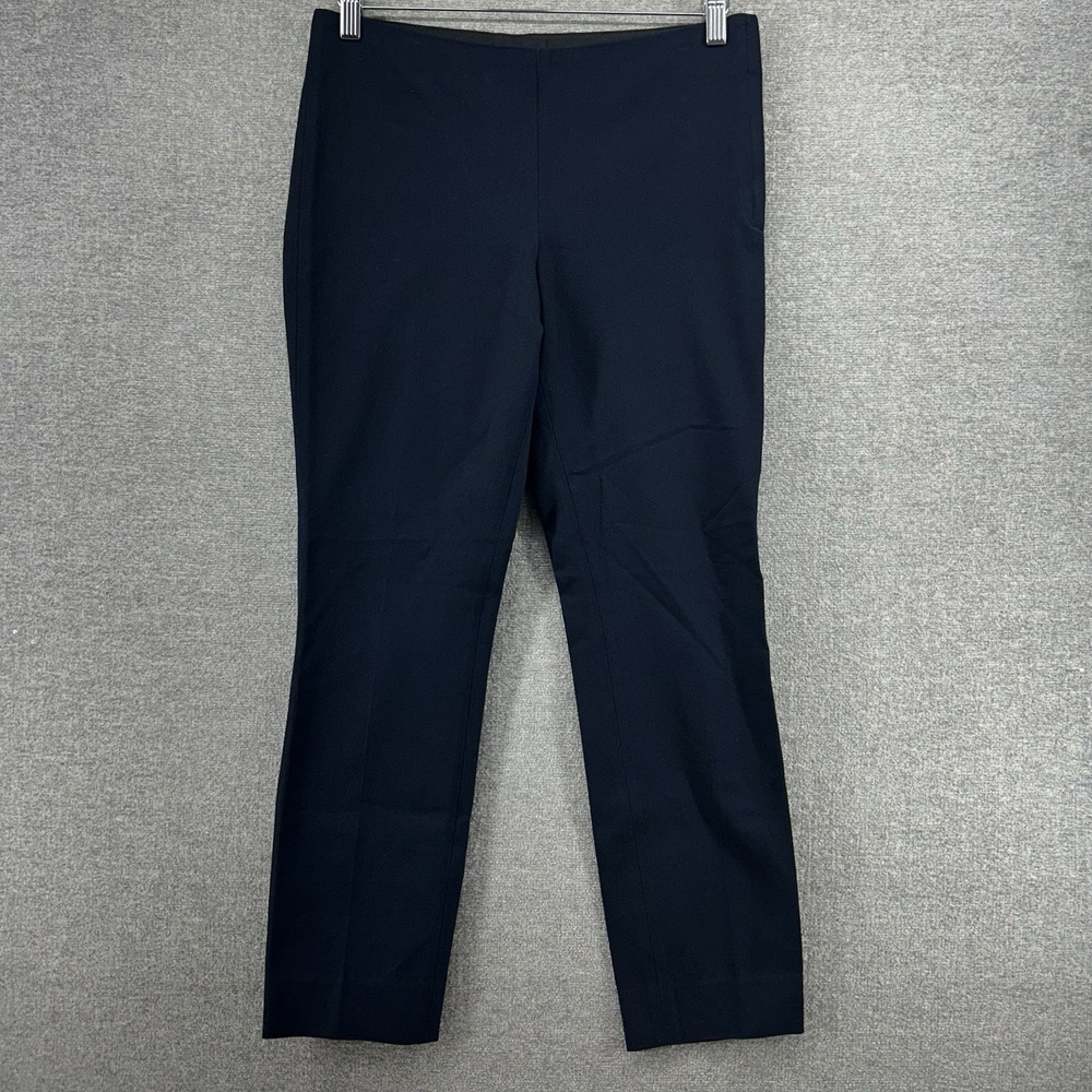 COS Ankle Pants‎ Women Size 8 Dark Blue Side Zip Casual Side Zip